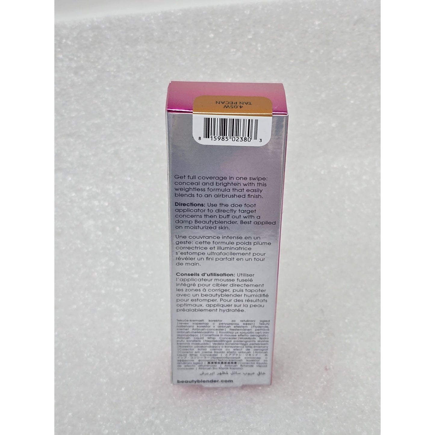 Beautyblender Bounce Airbrush Liquid Whip Concealer 4.05W Tan Pecan