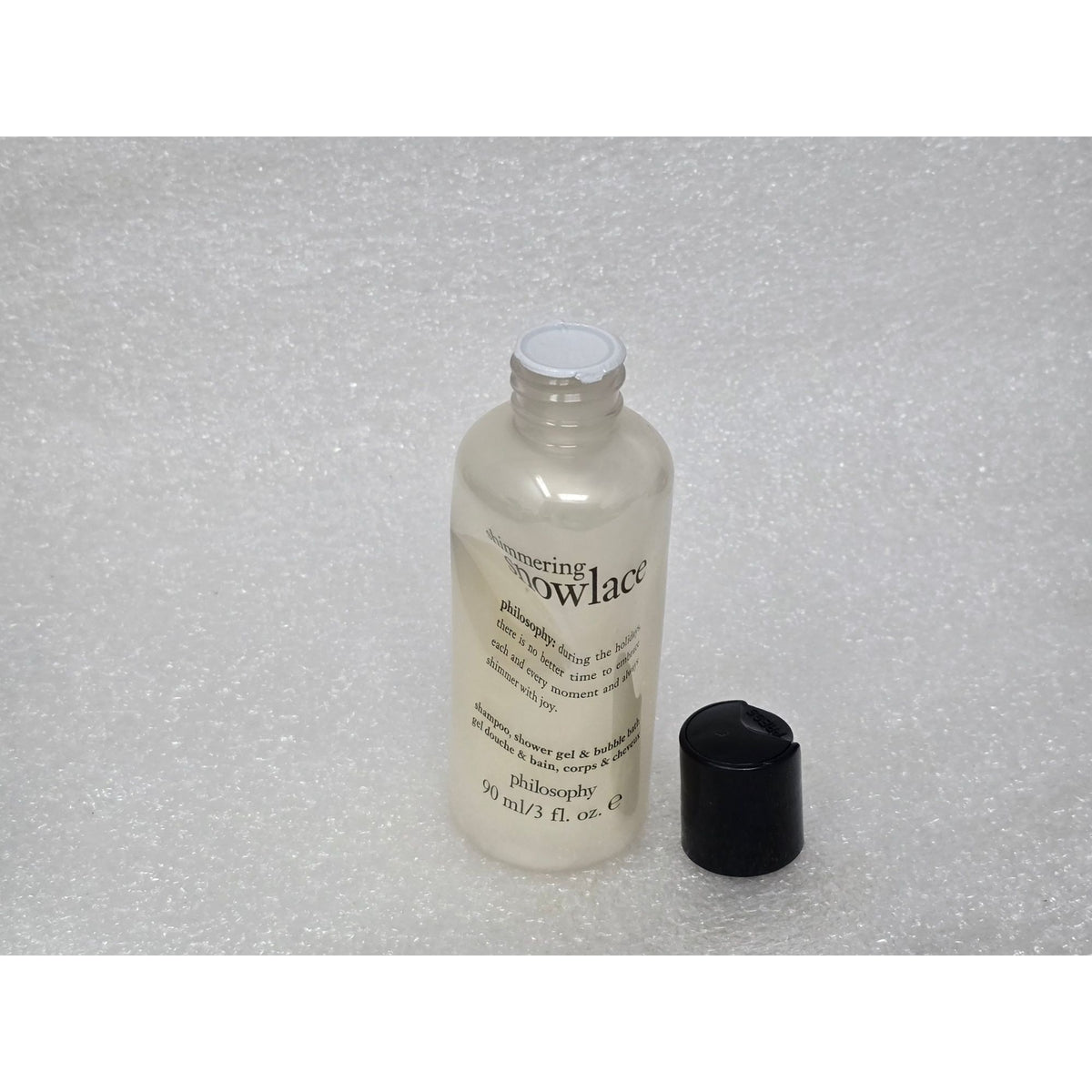 Philosophy Shimmering Snowlace 3-In-1 Shampoo Shower Gel & Bubble Bath 3 Fl Oz