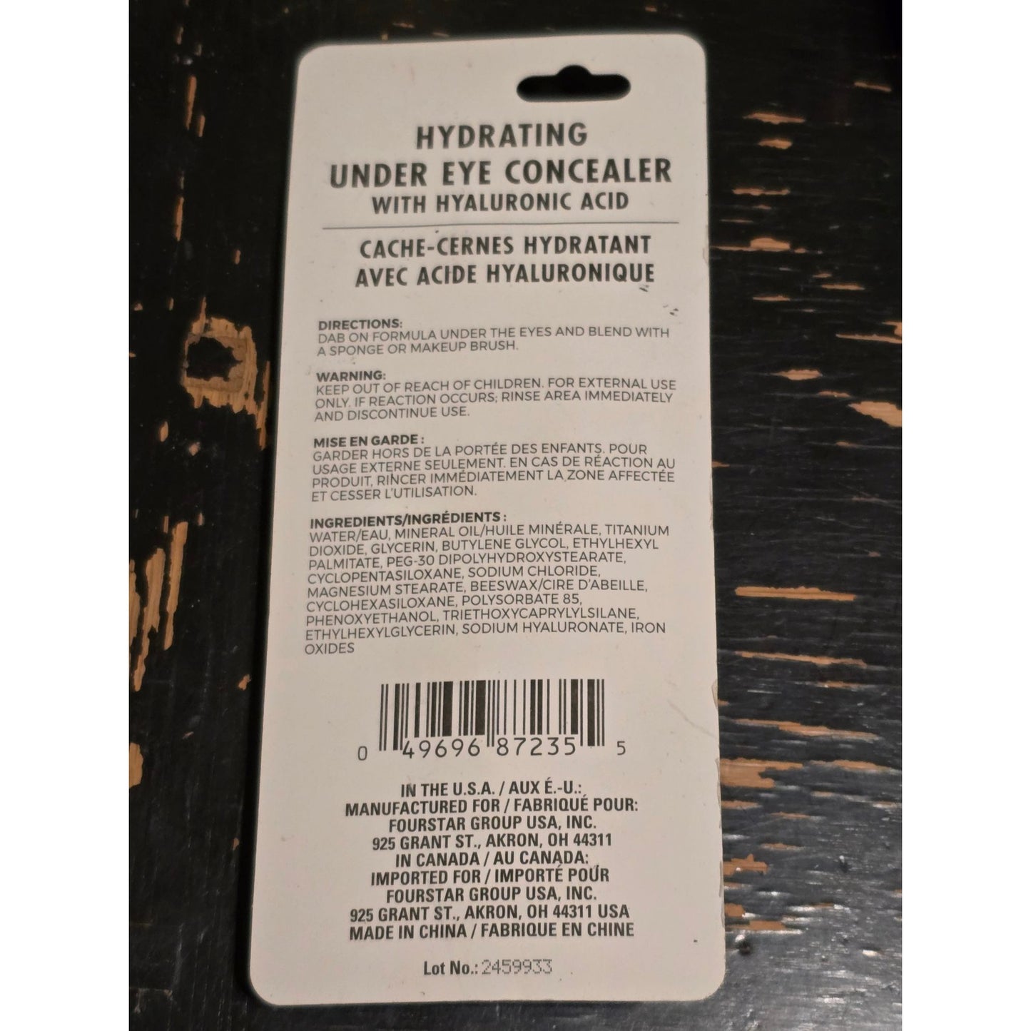 B-Pure Hydrating Under Eye Concealer With Hyaluronic Acid Fair