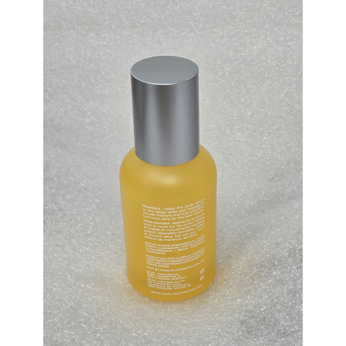 Maelys Re-Shine Illuminating Body Serum 3.5 oz Hydrating For Smooth Radiant Skin