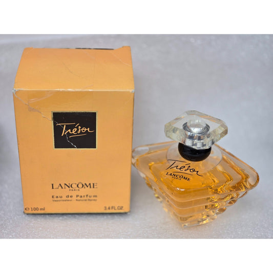 Vintage Lancome Tresor Eau De Parfum Perfume 3.4 Fl Oz 100ml With Box