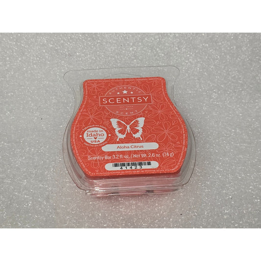 Scentsy Aloha Citrus Wax Bar 2.6 Oz  Made In USA