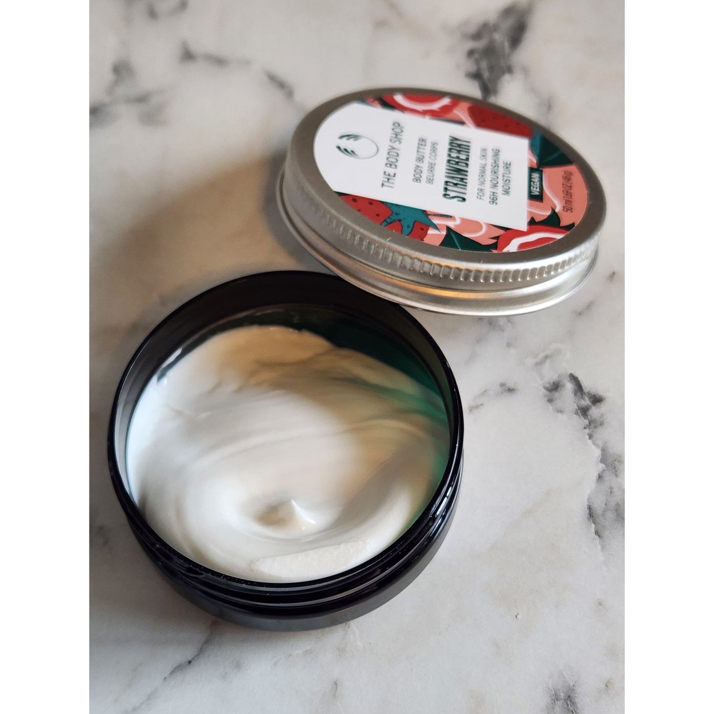 The Body Shop Strawberry Body Butter 50ml Vegan Normal Skin Nourishing Moisture