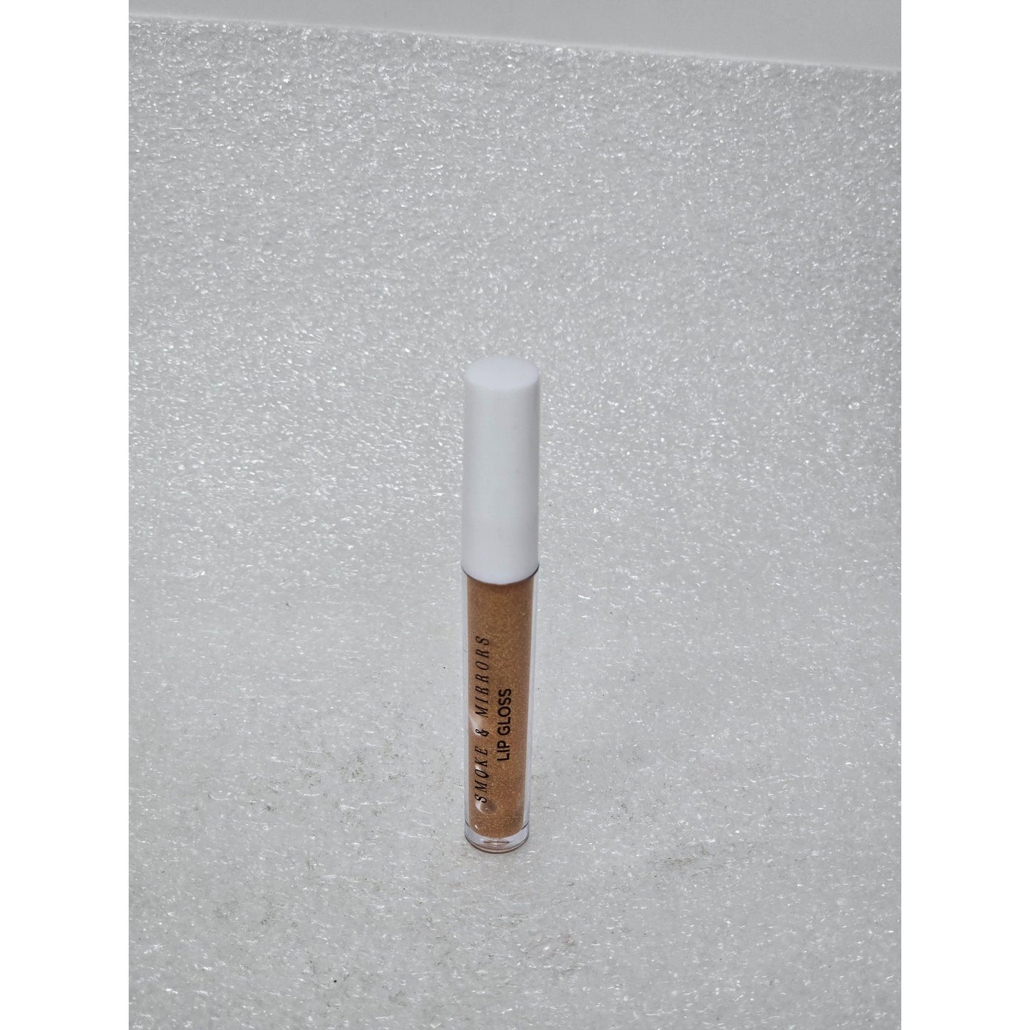 Smoke & Mirrors Gold Shimmer Lip Gloss