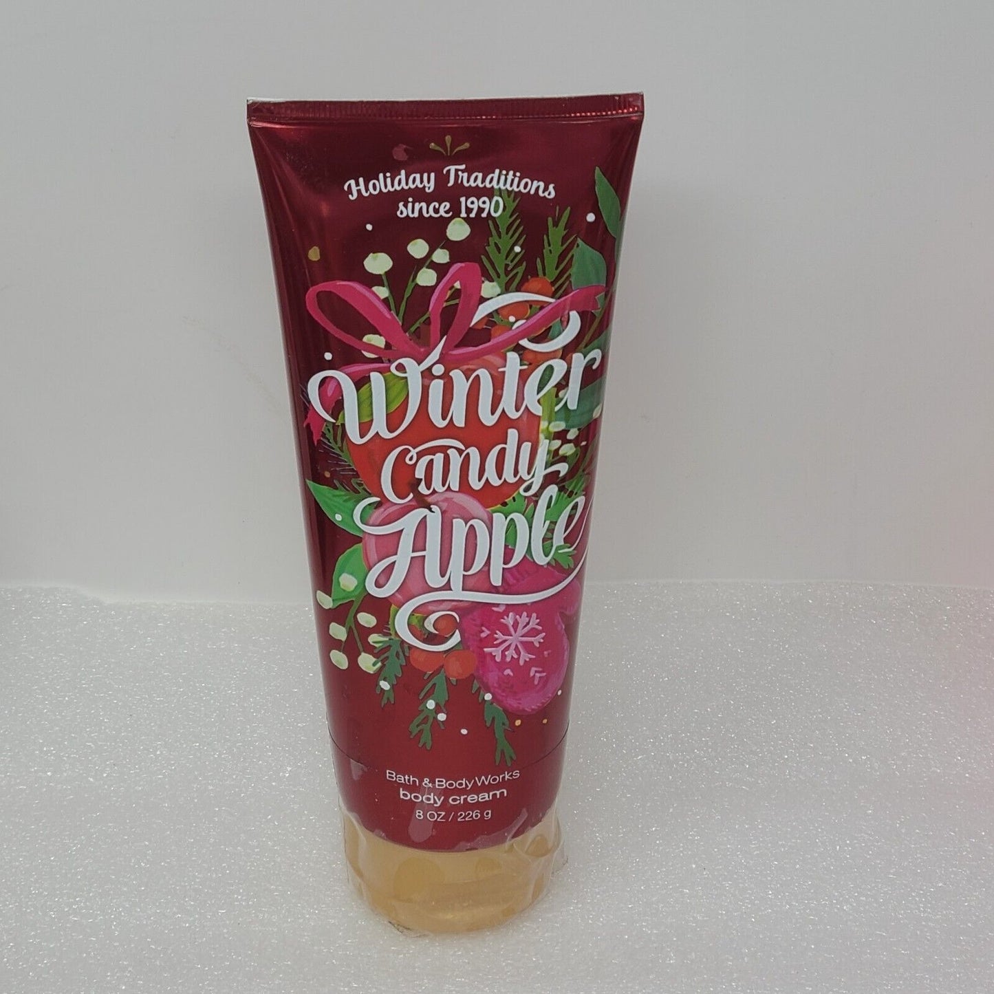 Bath & Body Works Winter Candy Apple Body Cream 8 oz Holiday Traditions
