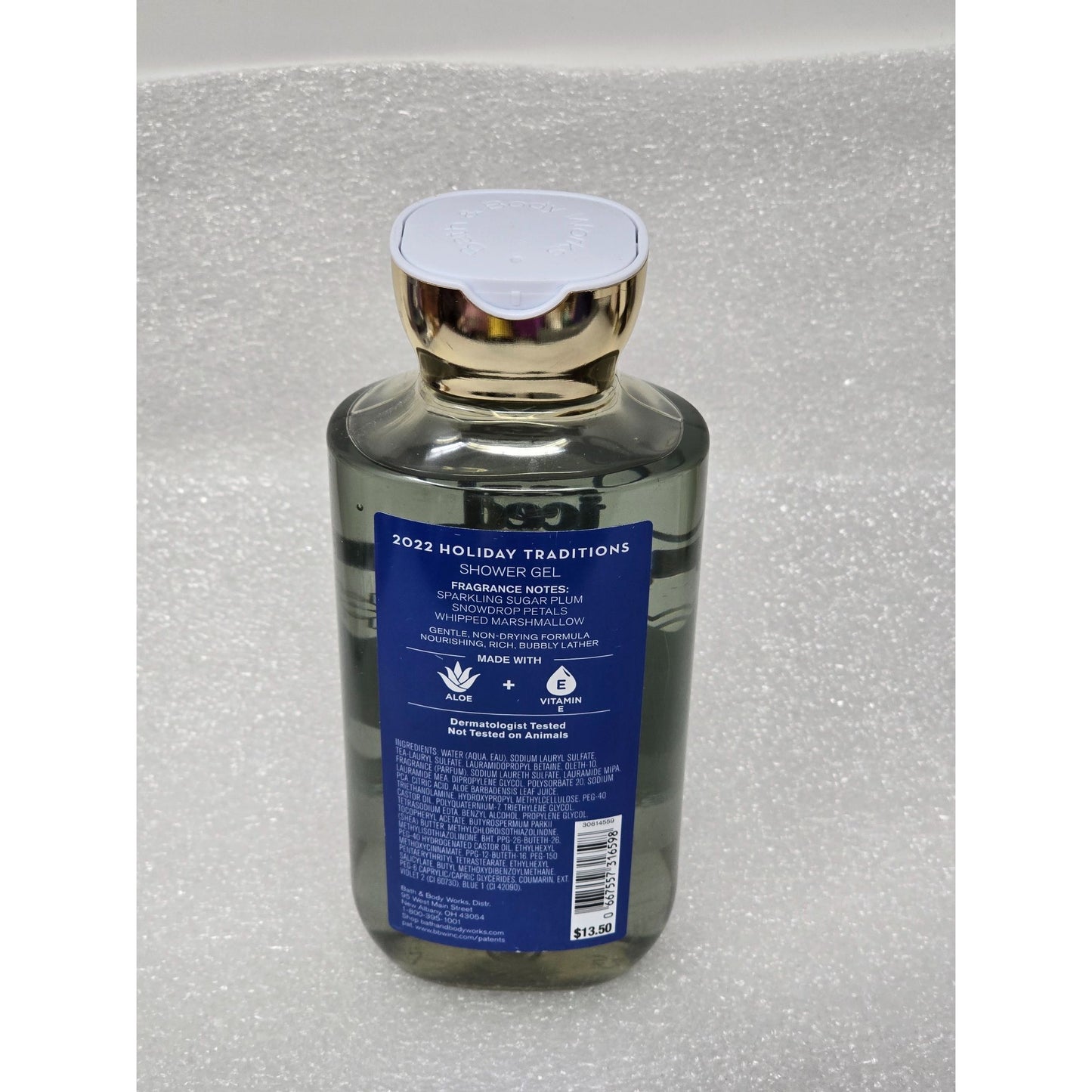 Bath & Body Works Iced Sugar Plum Shower Gel 10 Fl Oz Aloe + Vitamin E