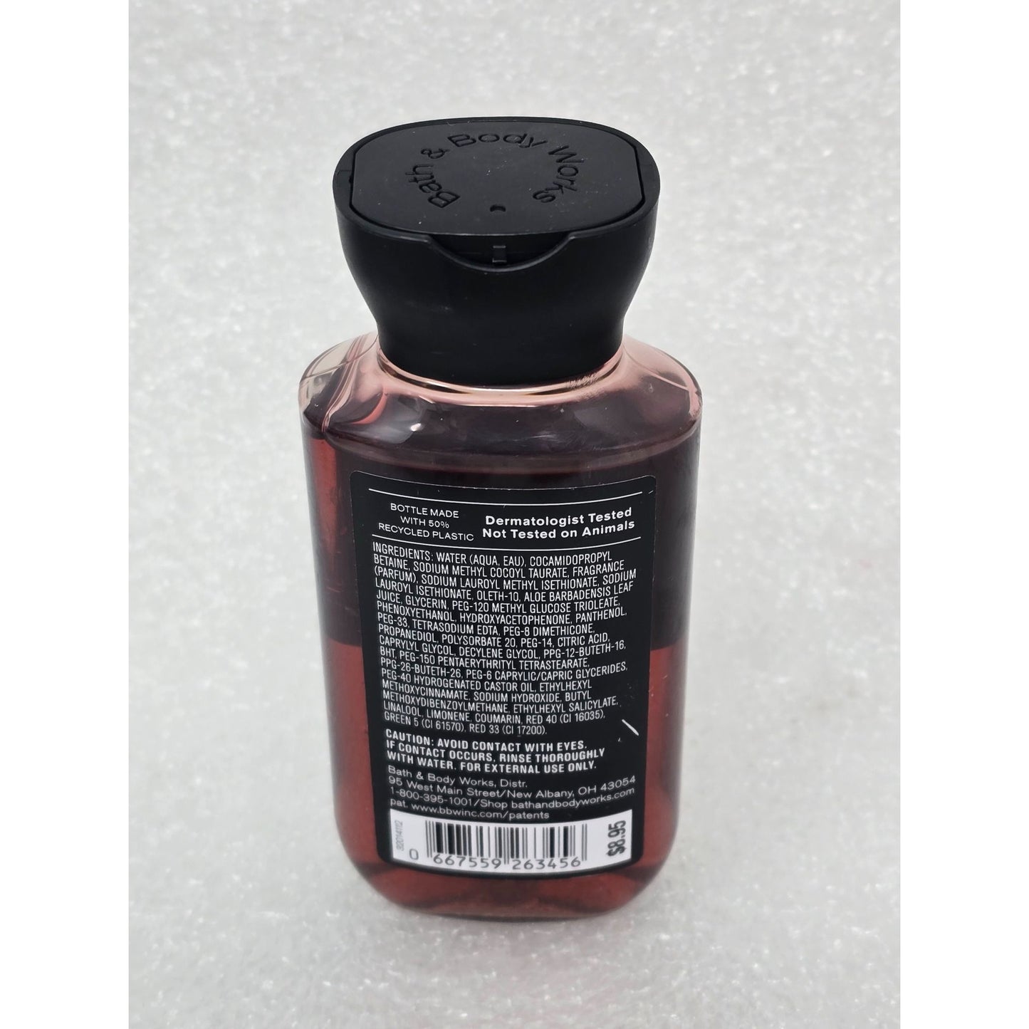 Bourbon By Bath & Body Works Mens 3-In-1 Hair Face & Body Wash With Aloe 3 Fl Oz