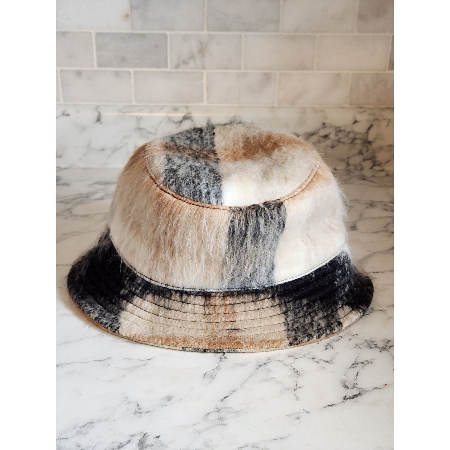 Alpine Design Womens Brushed Bucket Hat Autumn Plaid OSFM 100% Polyester