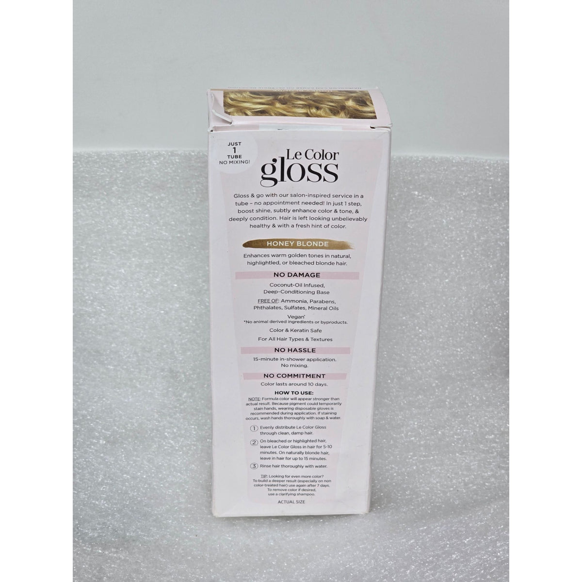 L'Oreal Paris Le Color Gloss Toning Gloss Honey Blonde 4 Oz Ammonia-Free