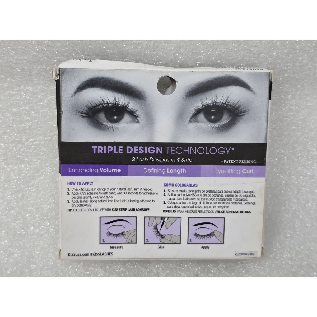 Kiss Lash Couture Teddy 3D Volume False Eyelashes Triple Push-Up Collection