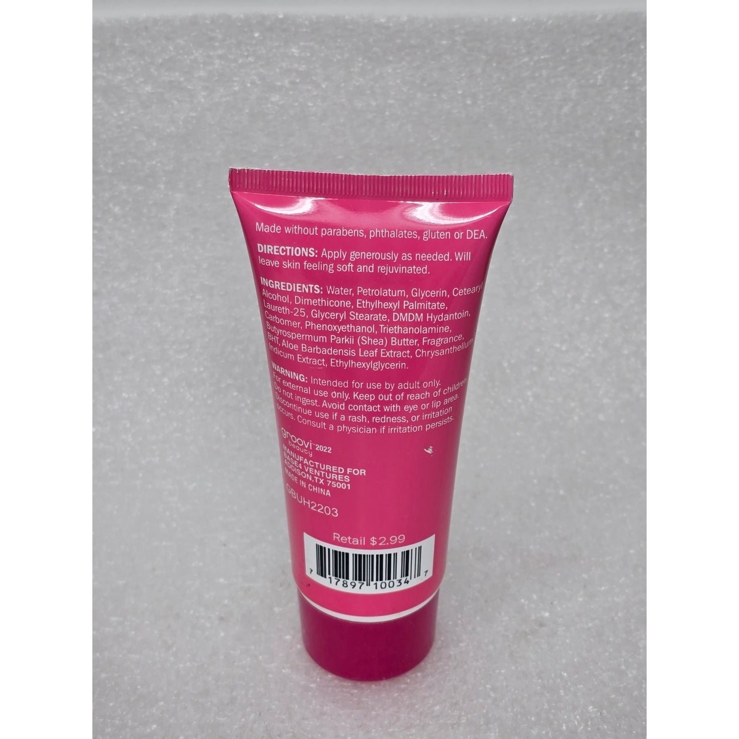 Sweet Shimmer Sugar Cookie Scented Hand Lotion 3 Fl Oz Moisturizing Cream Tube