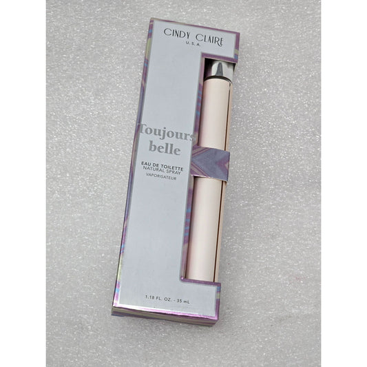 Cindy Claire Toujours Belle Eau De Toilette Perfume Natural Spray 1.18 Fl Oz