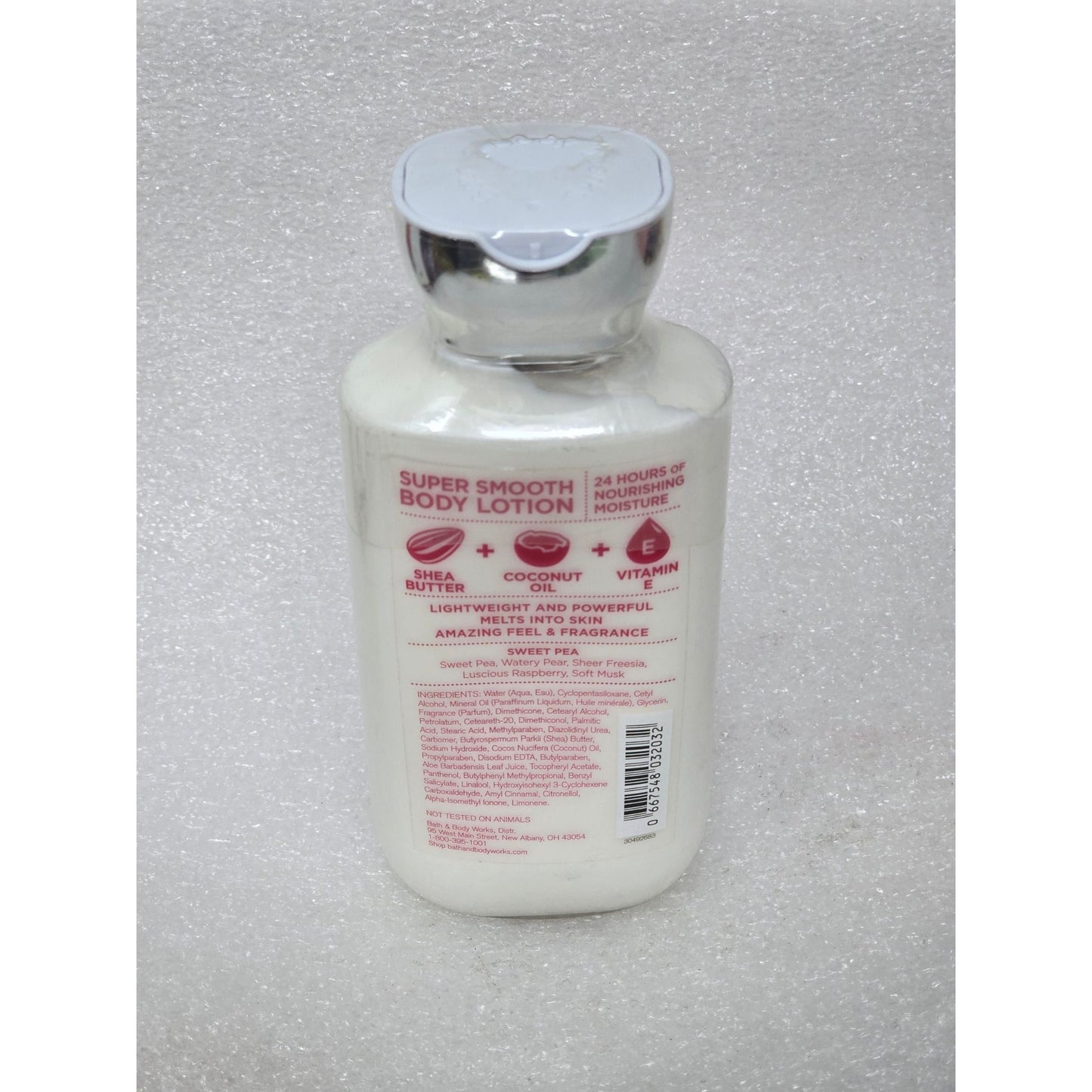 Bath & Body Works Sweet Pea 24 Hour Moisture Body Lotion Shea Butter & Vitamin E