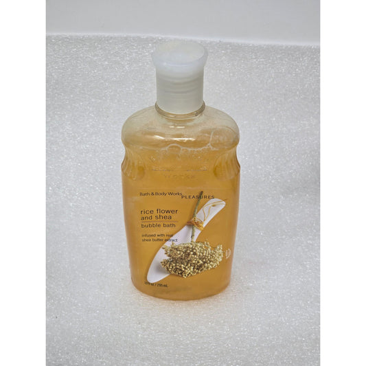 Bath & Body Works Rice Flower & Shea Bubble Bath 10 Fl Oz