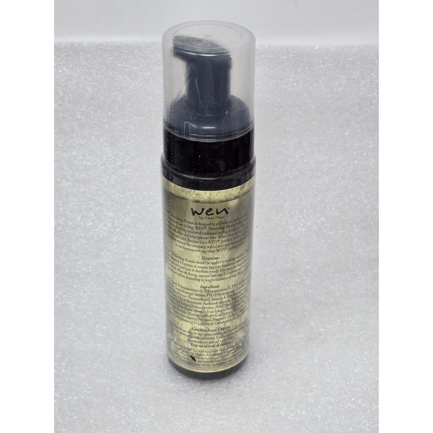 Wen By Chaz Dean Sweet Almond Mint Nourishing Mousse 7.5 oz 220 mL