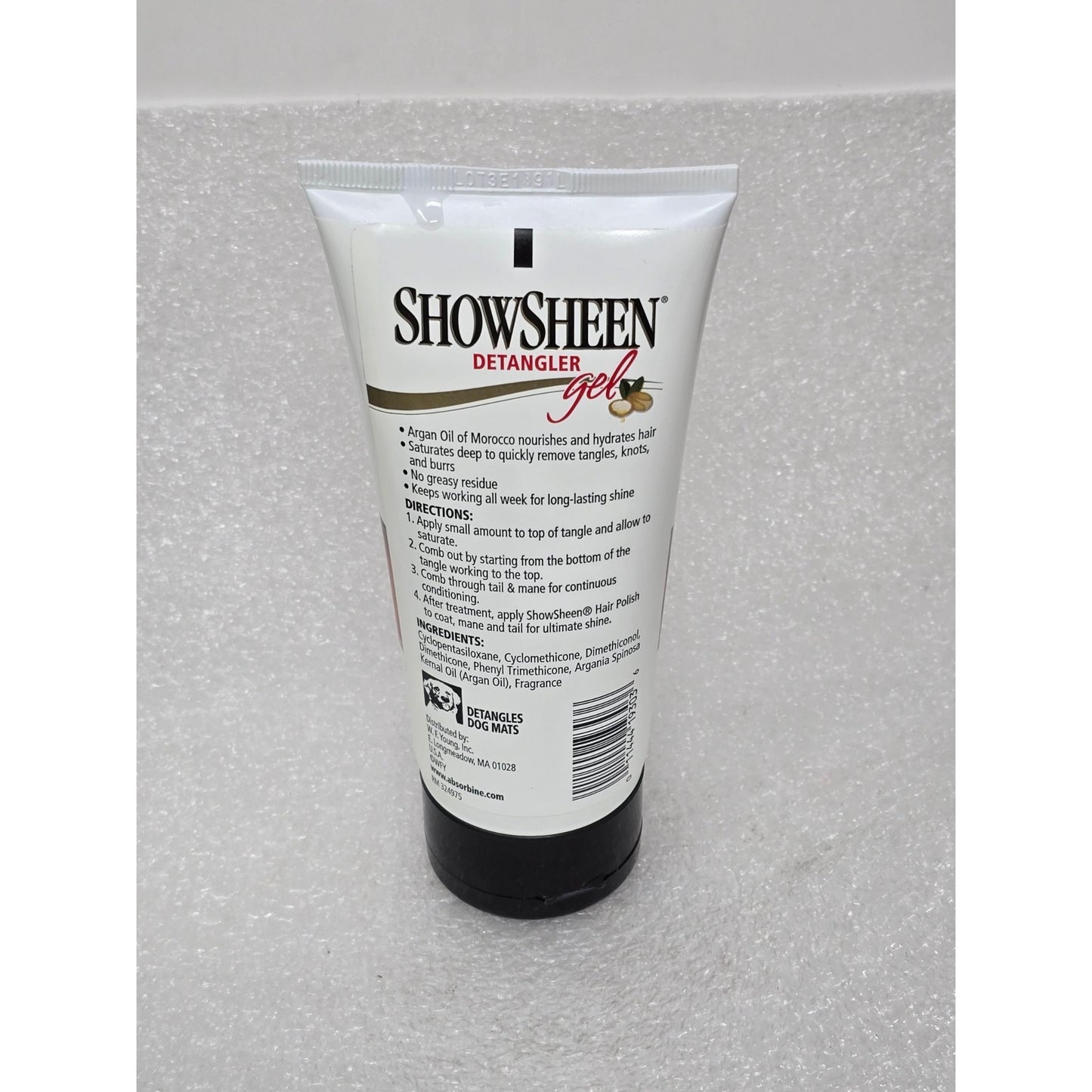 Absorbine Show Sheen Detangler Gel For Dogs & Horses With Argan Oil Of Morocco