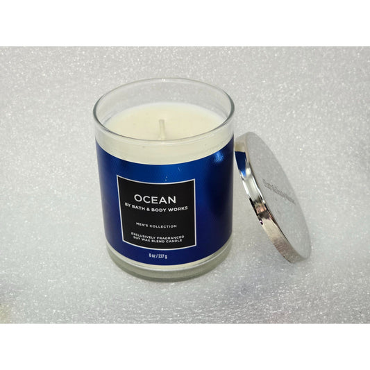 Ocean Mens Collection Soy Blend Candle 8 Oz By Bath & Body Works