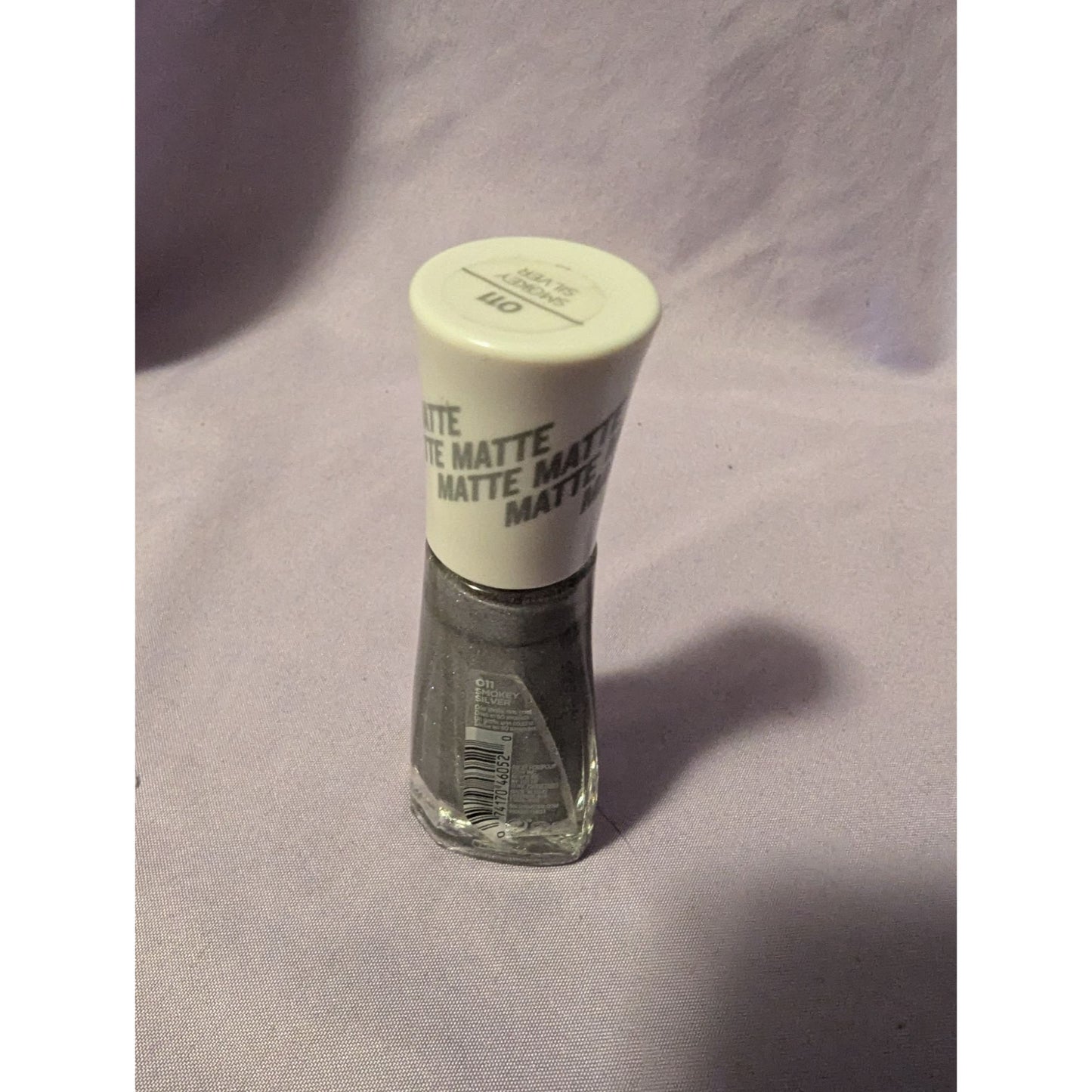 Sally Hansen Insta-Dri Matte Nail Polish Smokey Silver 011