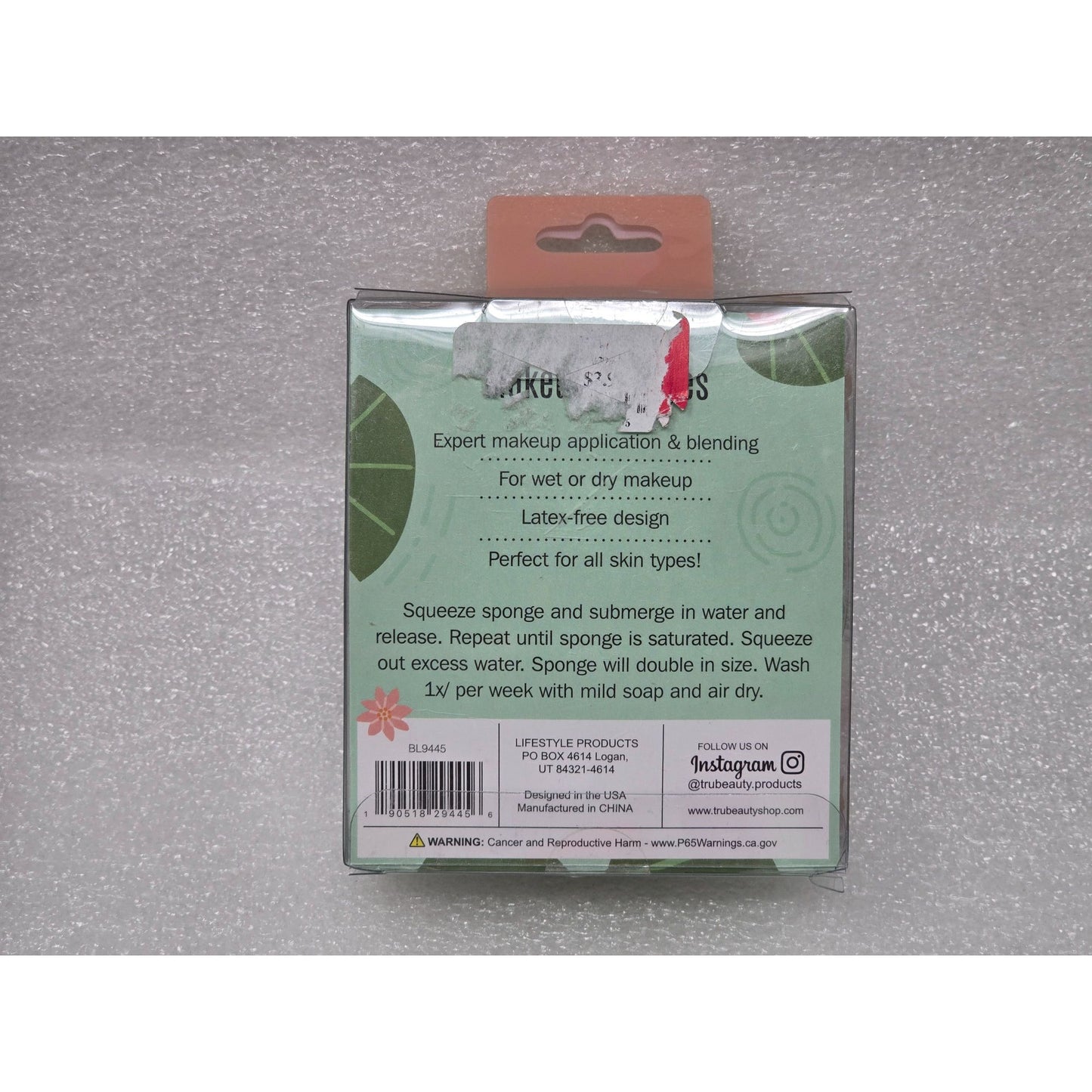 3Pk Latex-Free Frog-Themed Makeup Sponges For Wet Or Dry Application