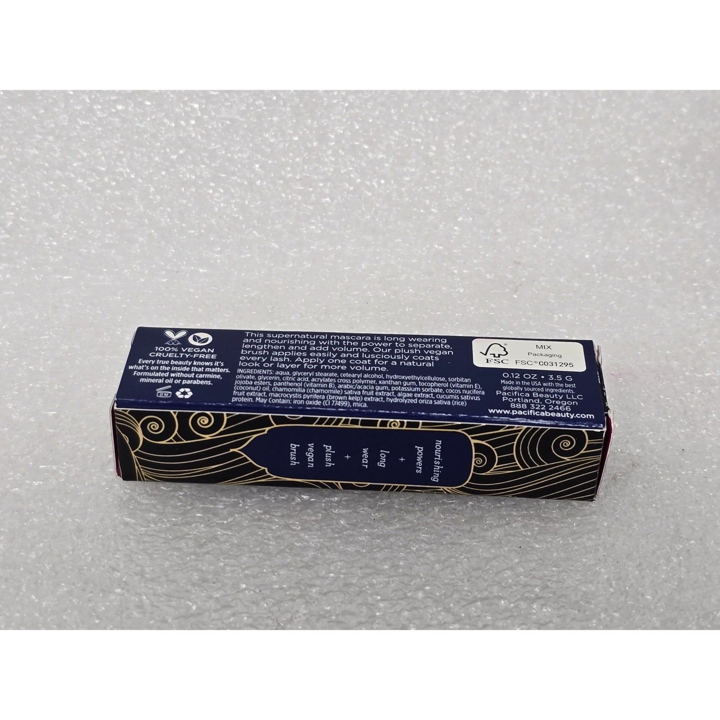 Pacifica Stellar Gaze Length & Strength Mineral Mascara Supernova .12 oz  Travel