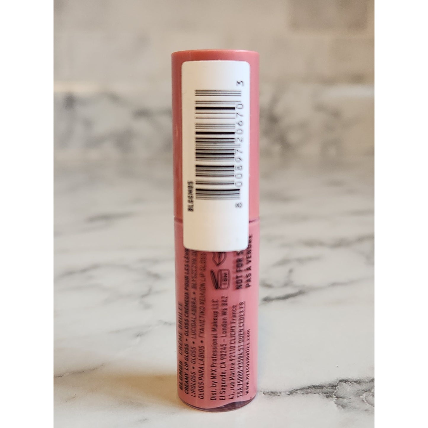 NYX Butter Gloss Lip Gloss BLGM05 Creme Brulee 0.05 Oz Sealed