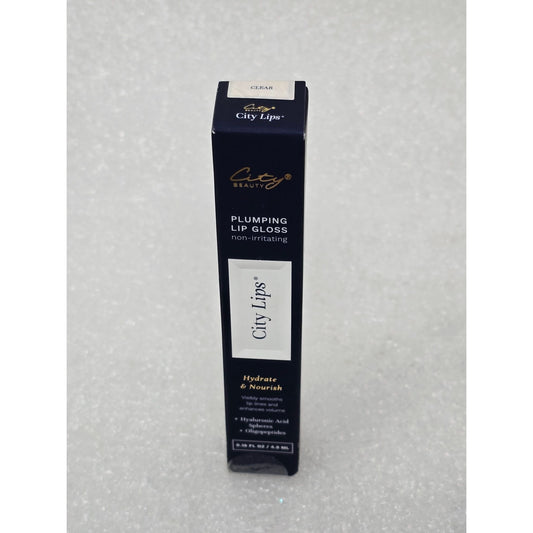 City Beauty City Lips Plumping Lip Gloss Clear Hydrate & Nourish Non-Irritating
