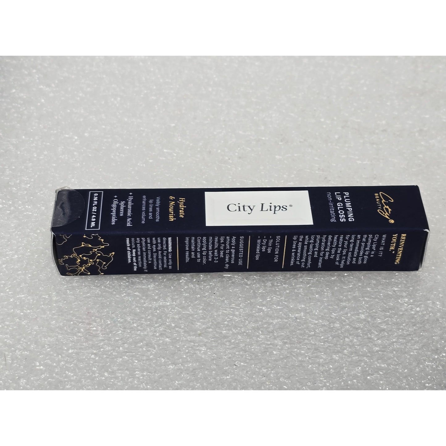 City Beauty City Lips Plumping Lip Gloss Clear Hydrate & Nourish Non-Irritating