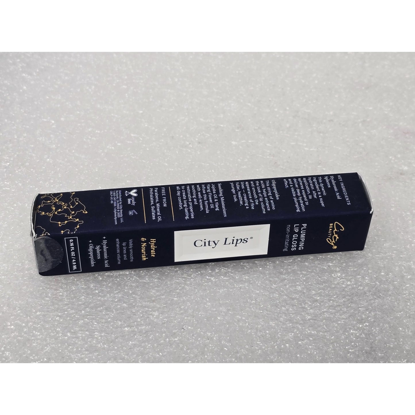 City Beauty City Lips Plumping Lip Gloss Clear Hydrate & Nourish Non-Irritating