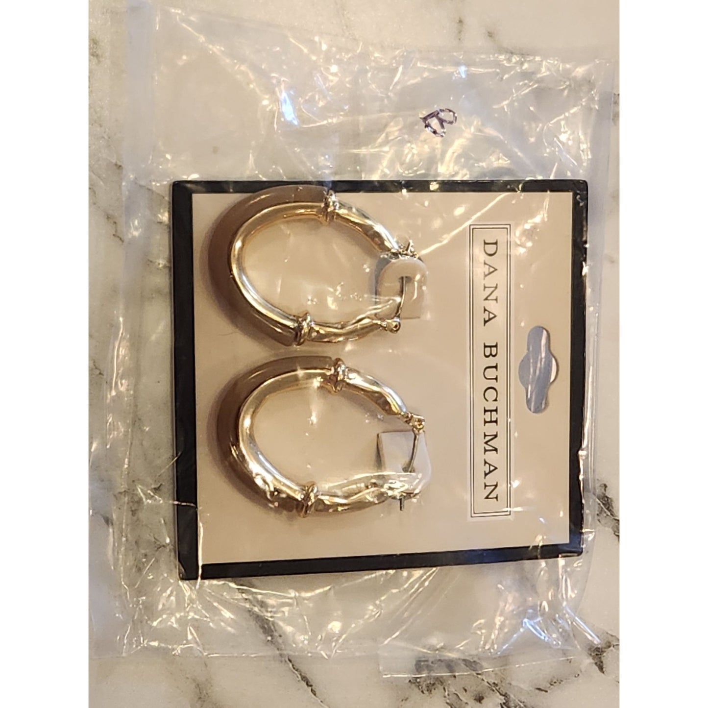 Dana Buchman Gold-Tone Hoop Earrings