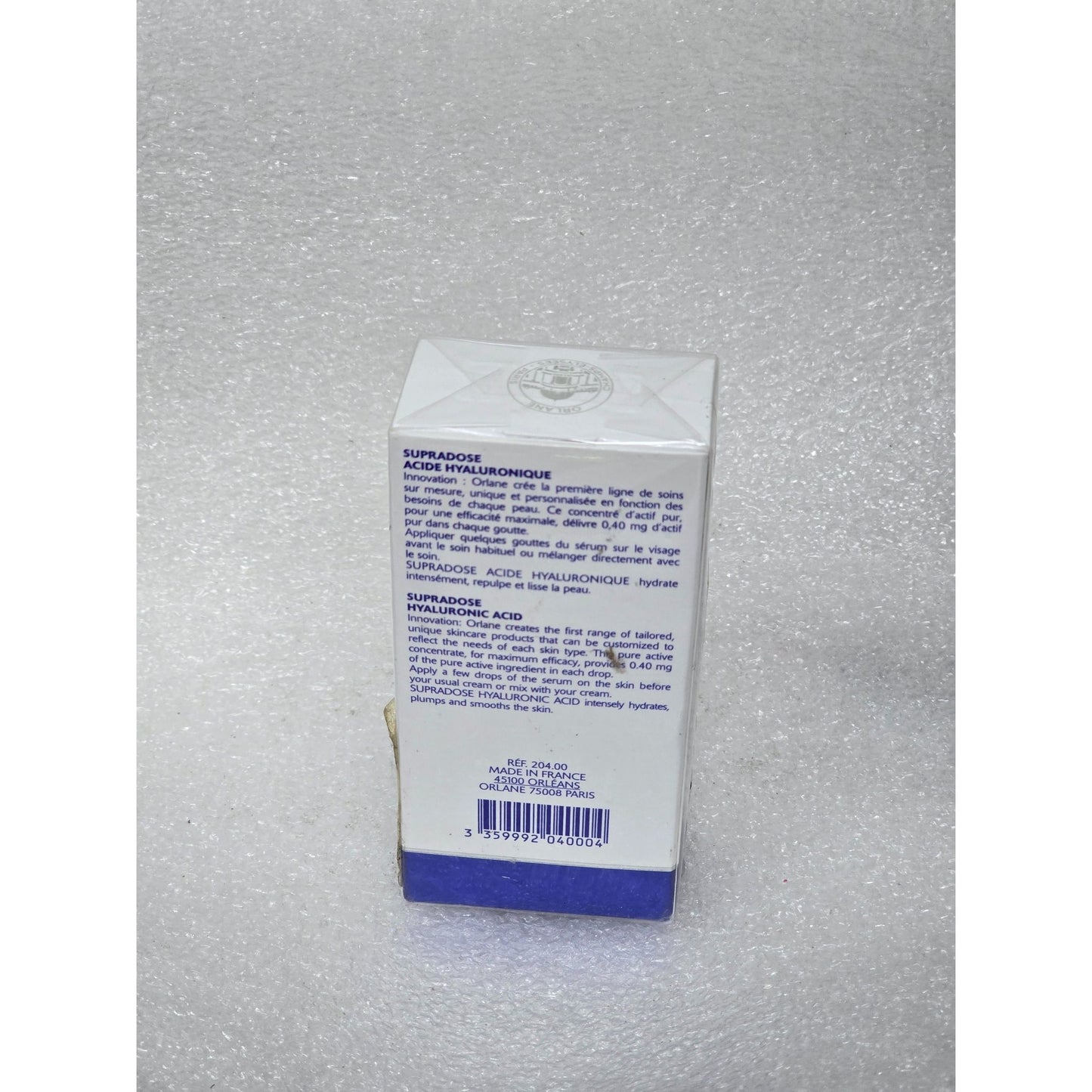 Orlane Paris Anagenese Supradose Hyaluronic Acid Skincare Serum .5 oz