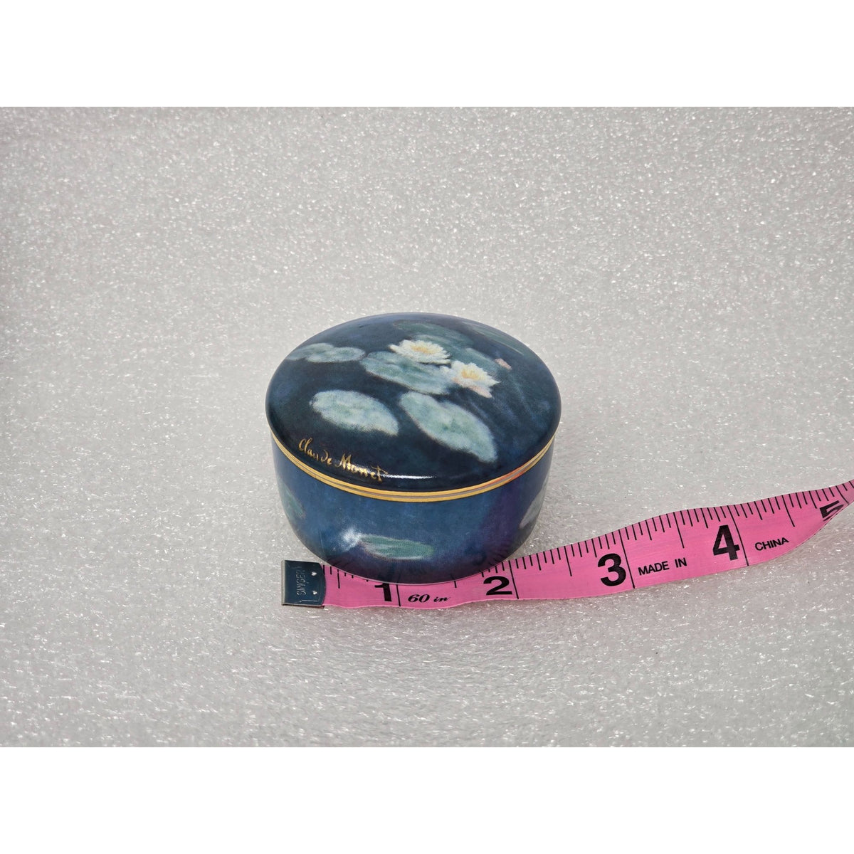 Goebel Artis Orbis Claude Monet Effet du Soir Porcelain Trinket Box Germany