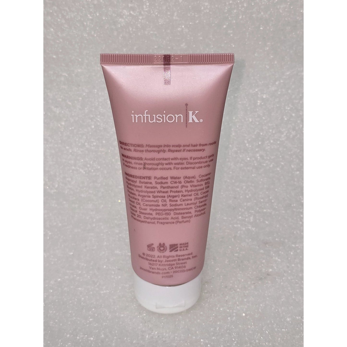 Infusion K Keratin Anti-Breakage Shampoo 100ml 3.4 oz For Damaged Hair
