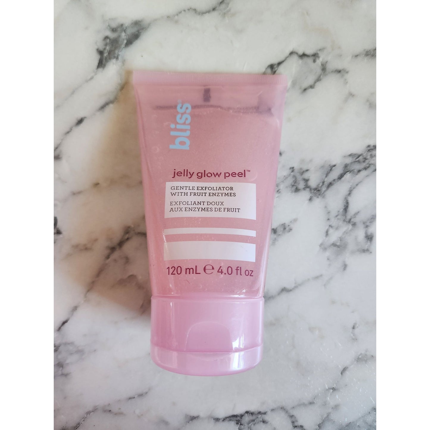 Bliss Jelly Glow Peel Gentle Exfoliator With Fruit Enzymes 120mL 4.0 Fl Oz