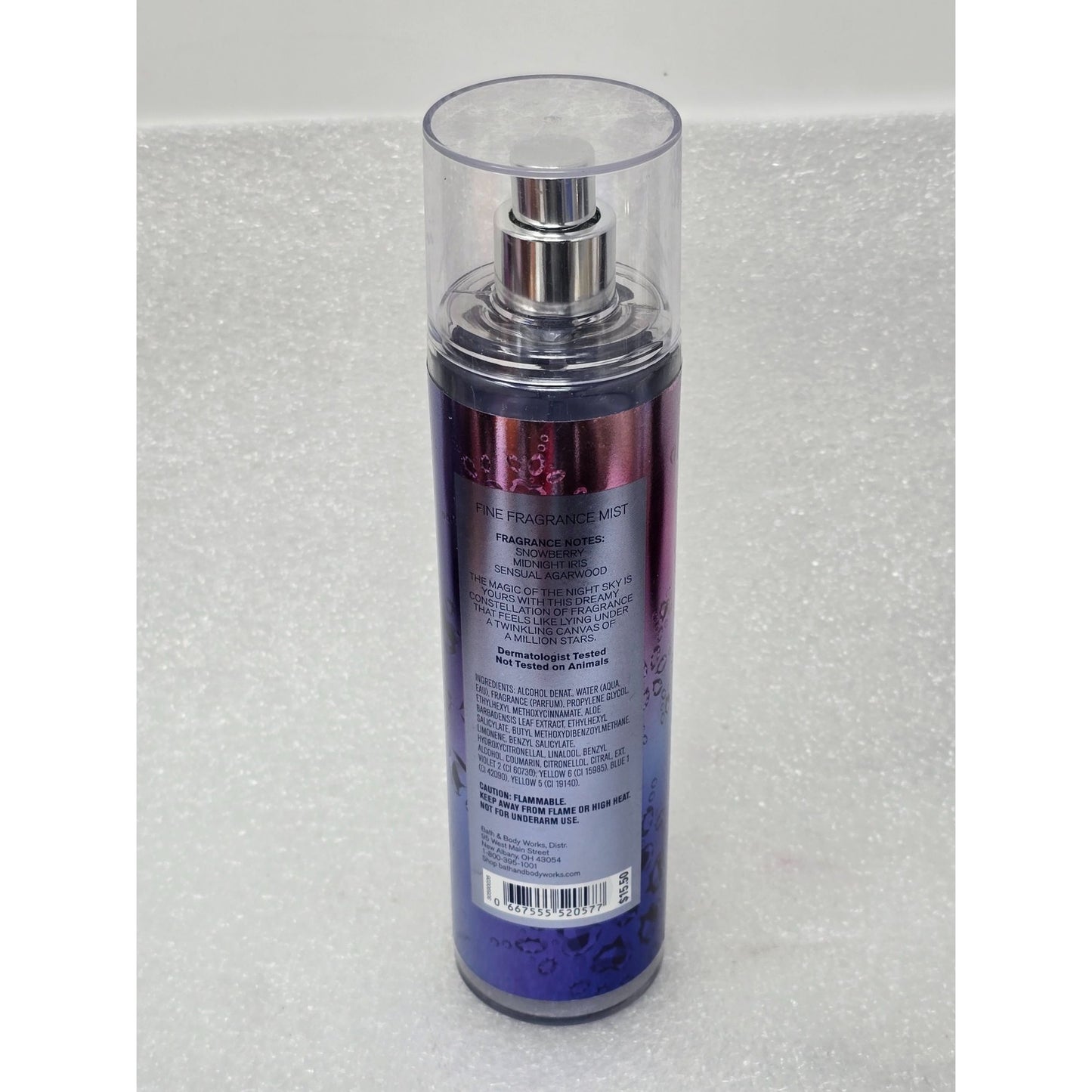 Bath and Body Works Starlit Night Fine Fragrance Mist Body Spray 8 oz