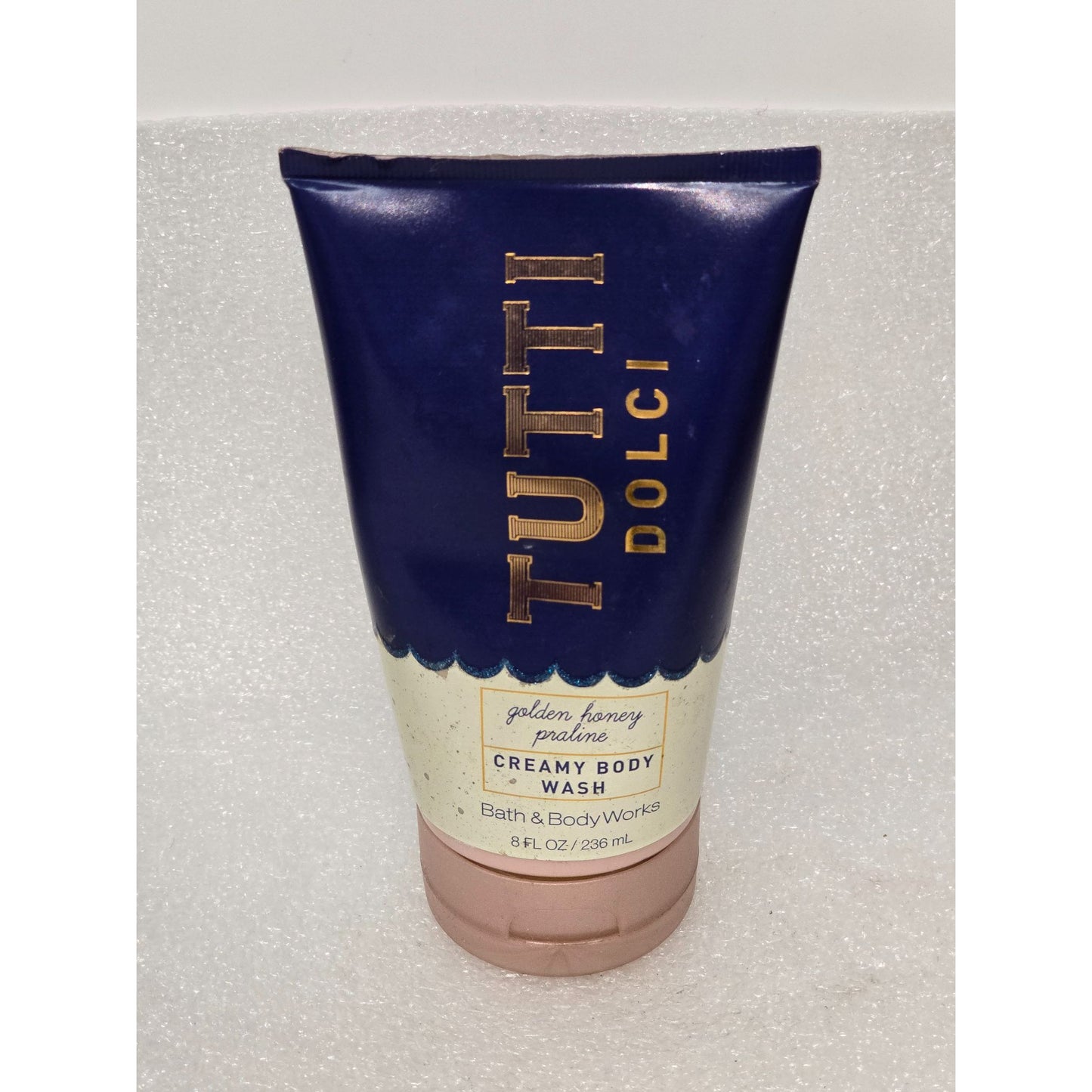 Tutti Dolci Golden Honey Praline Creamy Body Wash 8 fl oz Bath & Body Works