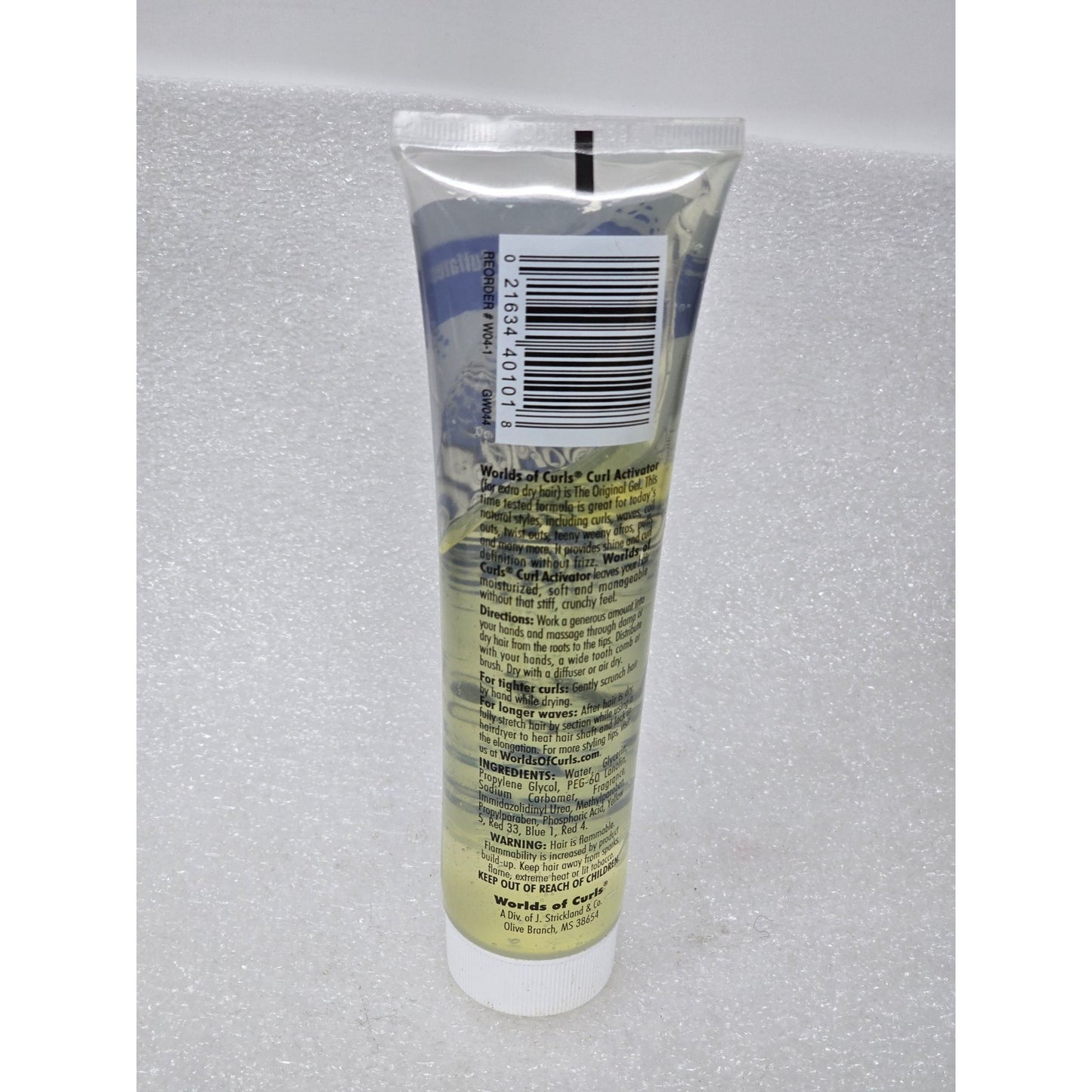 Worlds Of Curls Curl Activator Gel For Extra Dry Hair Hydrating & Moisturizing