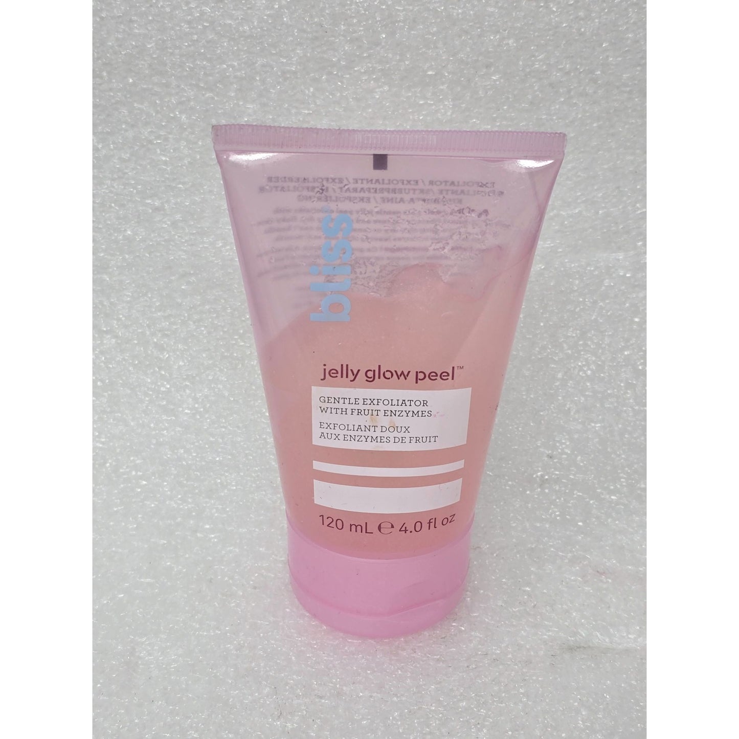 Bliss Jelly Glow Peel 4 Oz Gentle Exfoliator Fruit Enzymes For All Skin Types