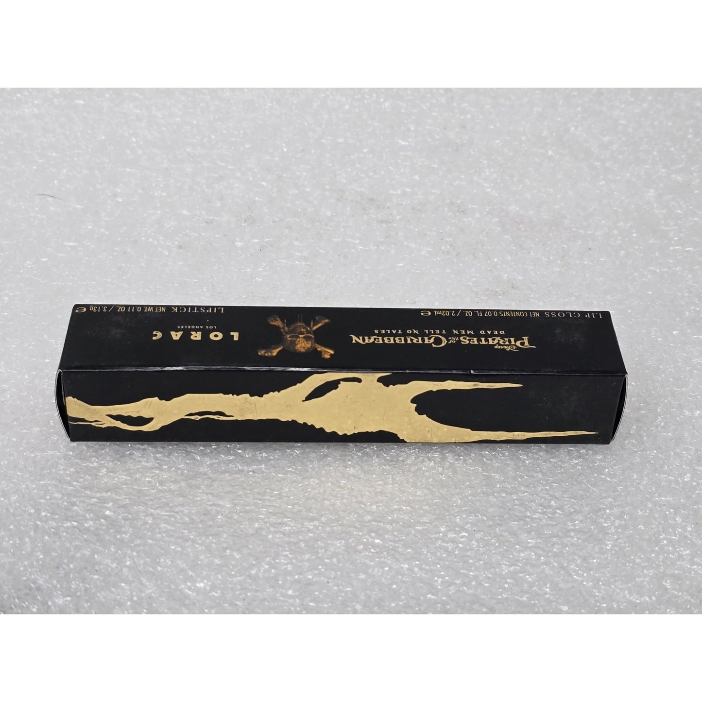 Disney Pirates Of The Caribbean Lorac Lip Gloss & Lipstick Trident New In Box