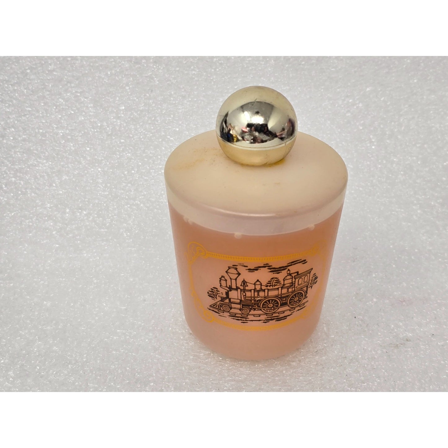 Avon Deep Woods After Shave 7 Fl. Oz. Vintage Train Design Bottle