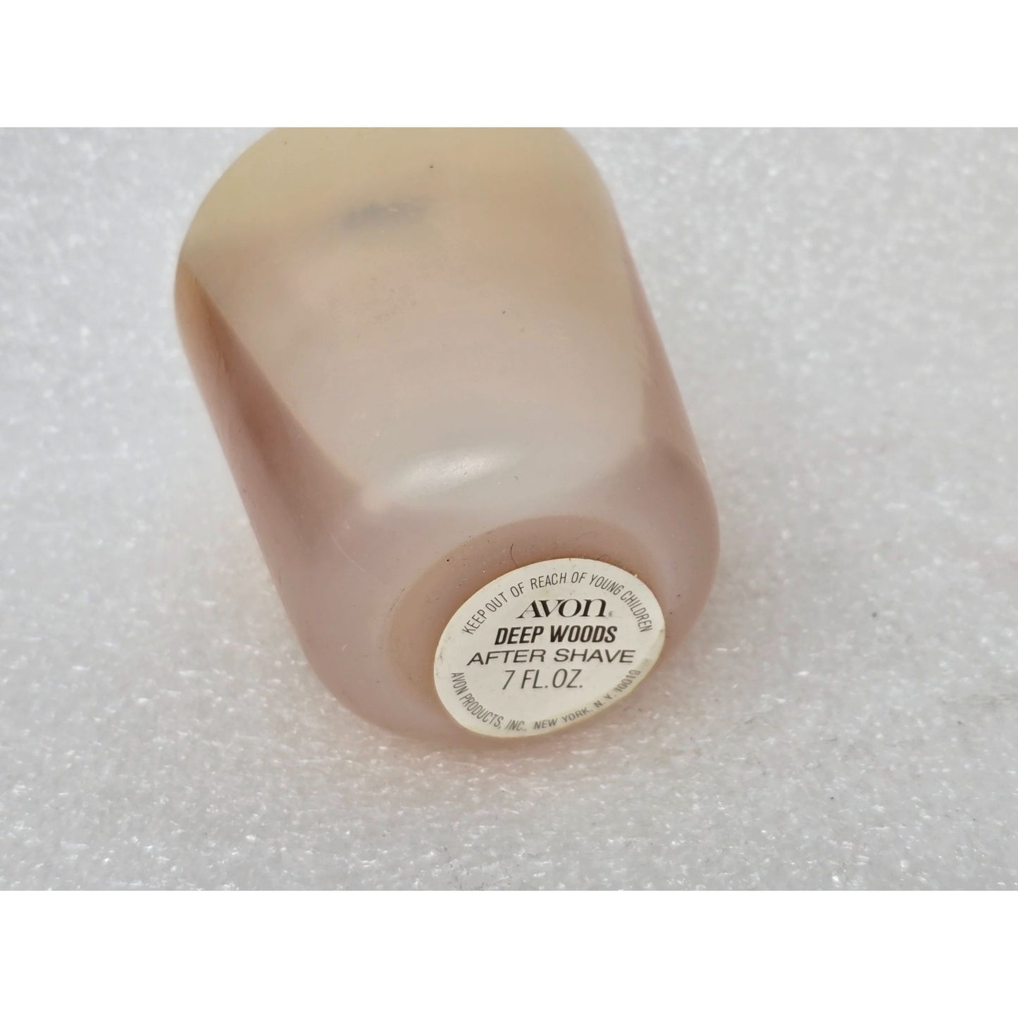 Avon Deep Woods After Shave 7 Fl. Oz. Vintage Train Design Bottle