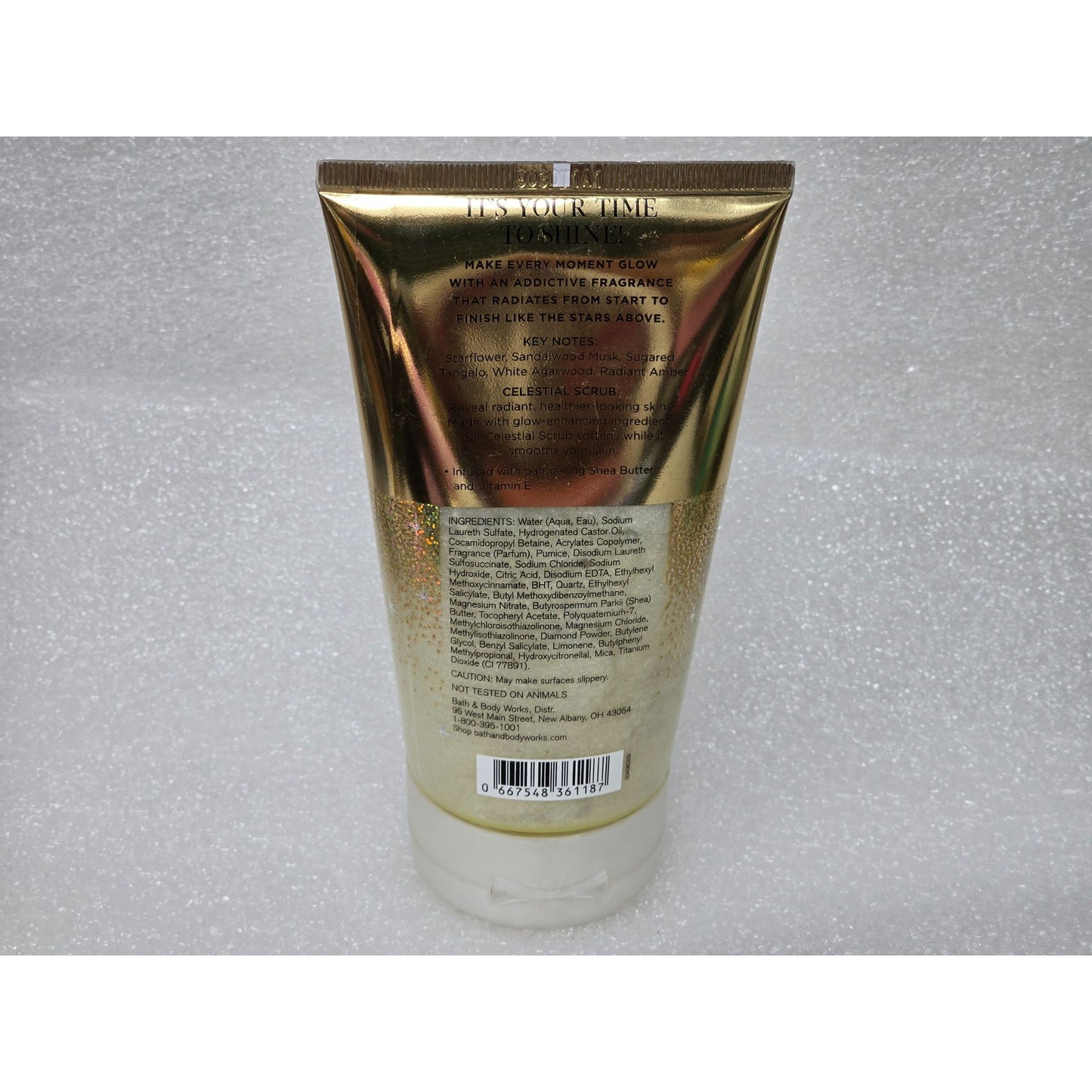 Bath & Body Works In The Stars Celestial Scrub 8 Oz Exfoliating Body Wash