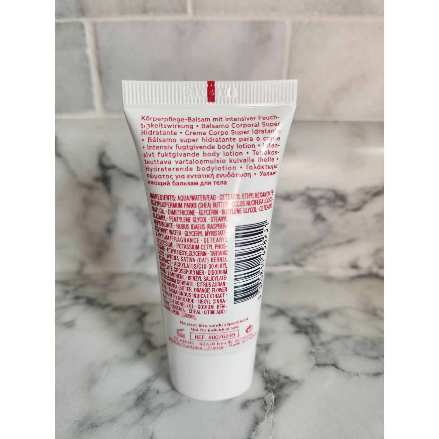 Clarins Paris Moisture Rich Body Lotion Shea Butter 30ml .9 oz Travel Size