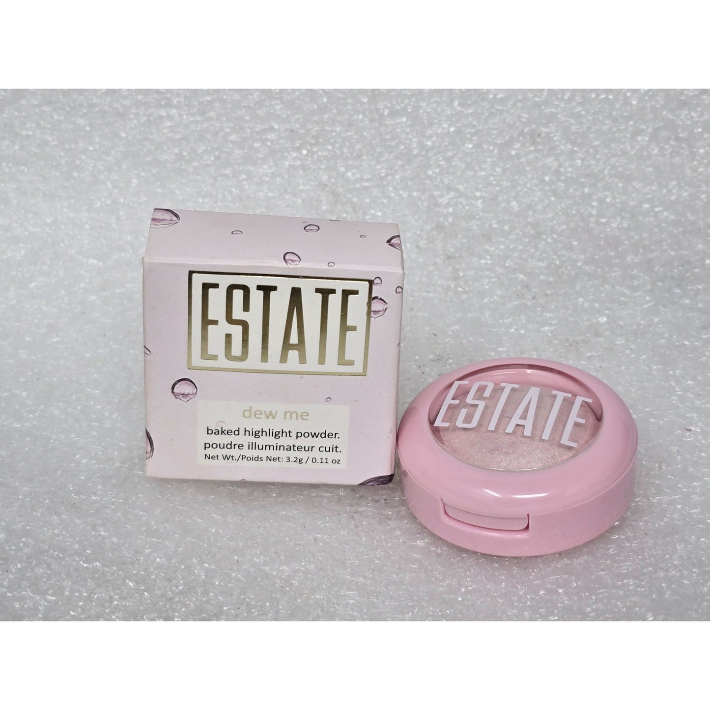 Estate Dew Me Baked Highlight Powder Pearl Cruelty-Free Paraben-Free Highlighter