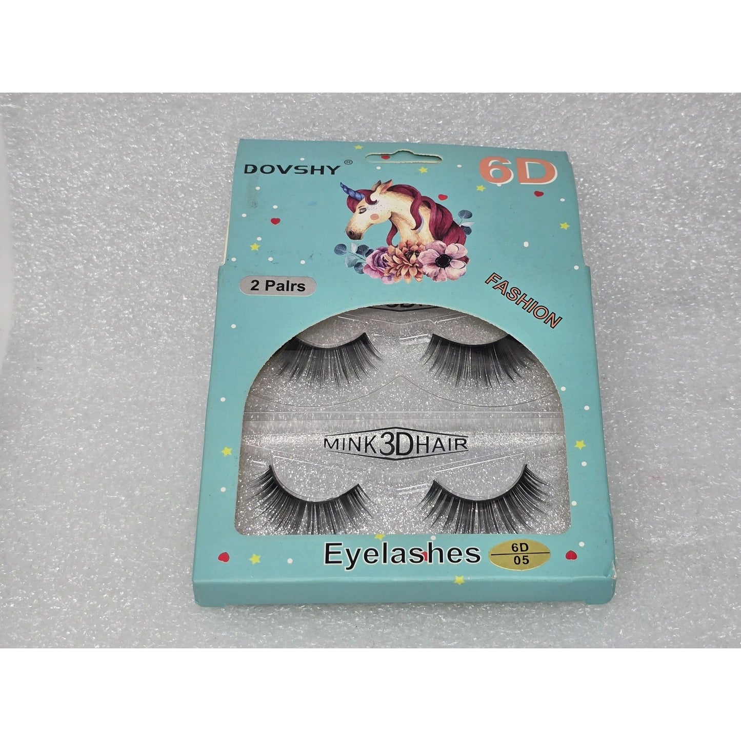 Dovshy 6D Mink 3D Hair Eyelashes 2 Pairs