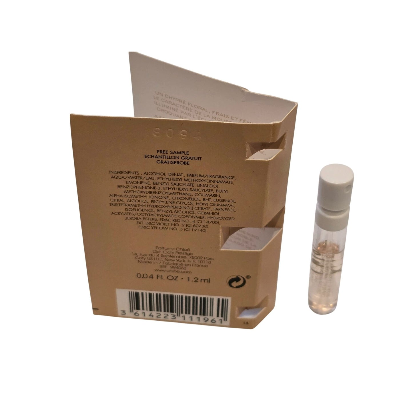 Chloé Nomade Eau De Parfum 0.04 Fl Oz 1.2ml Sample Spray
