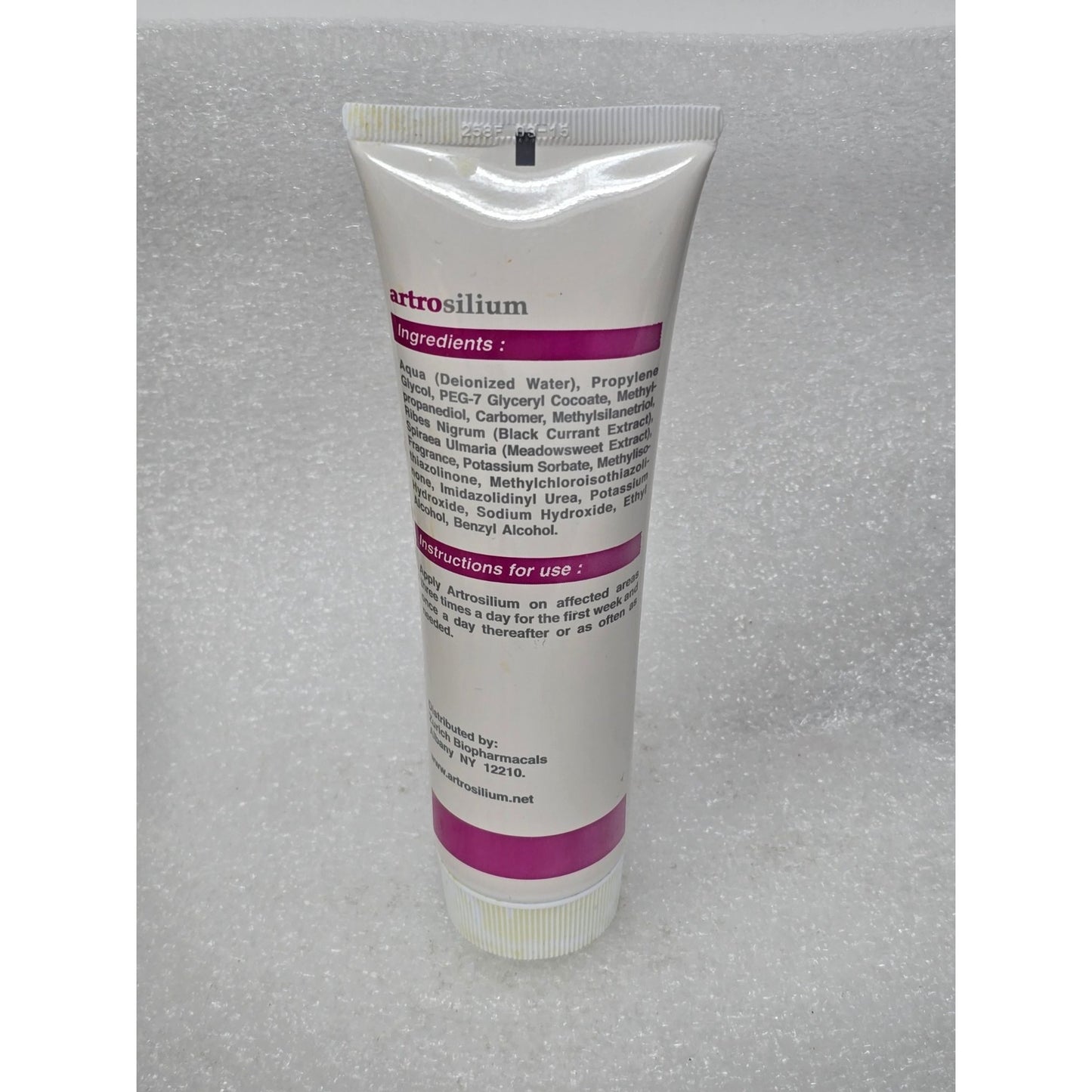 Artro Silium Flexibility & Elasticity Cream 5 Oz Tube For Joint Care & Comfort