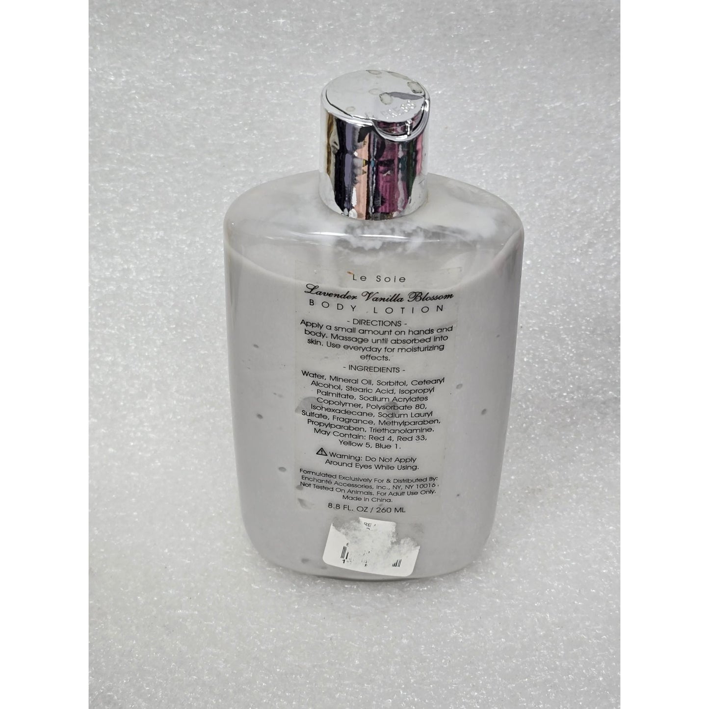 Le Soie Lavender Vanilla Blossom Body Lotion 8.8 Fl Oz Moisturizing Formula
