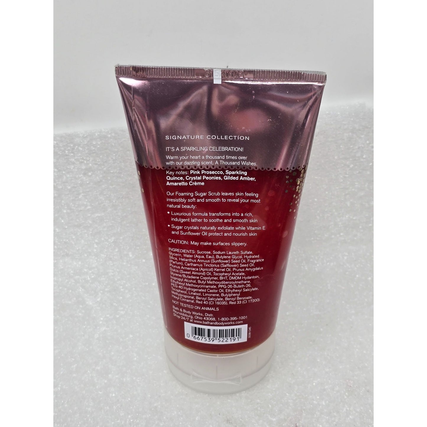 A Thousand Wishes Foaming Sugar Scrub 8 Oz By Bath & Body Works