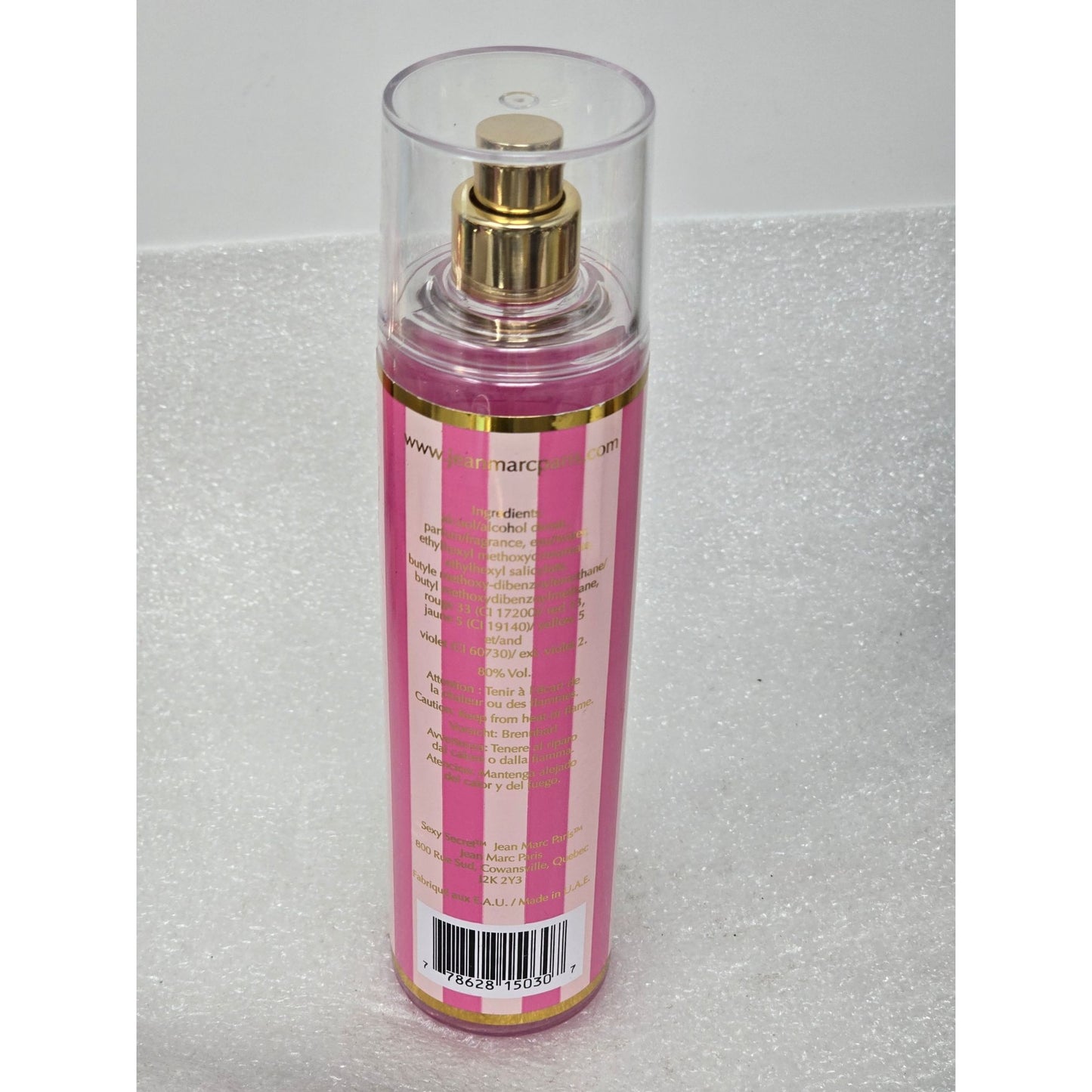 Sexy Secret Jean Marc Paris Body Spray 8 Fl Oz Long-Lasting Fragrance