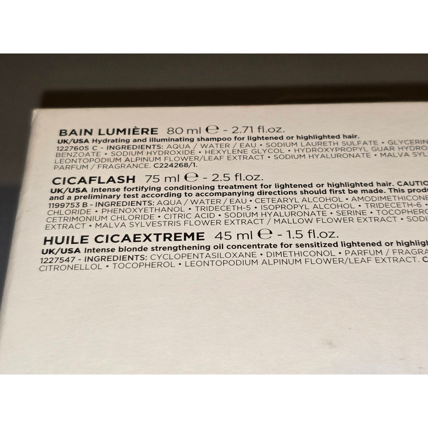 Kerastase Blond Absolu Strength Essentials Trio Shampoo Conditioner Oil